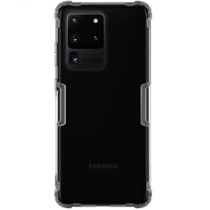 Pouzdro silikon Samsung Galaxy G988 S20 Ultra, S20 Ultra 5G Nillkin Nature kouřově černé