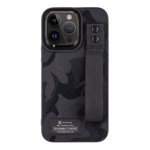 Pouzdro Tactical Camo Troop Drag Strap Apple iPhone 14 PRO MAX černé