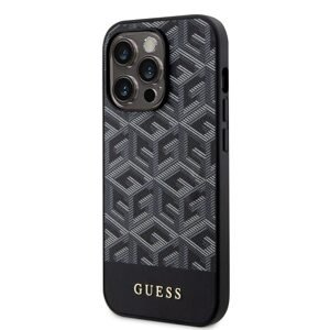 Pouzdro Guess PU G Cube MagSafe zadní kryt pro Apple iPhone 14 PRO Black