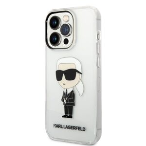 Pouzdro Karl Lagerfeld IML Ikonik NFT zadní kryt Apple iPhone 14 PRO MAX Transparent