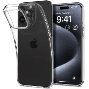 Pouzdro Apple iPhone 15 PRO SPIGEN Liquid Crystal ACS06699 transparent Clear