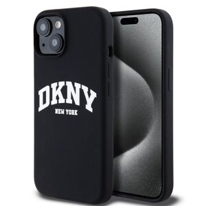 Pouzdro DKNY Liquid Silicone Arch Logo MagSafe zadní kryt Apple iPhone 14 Black