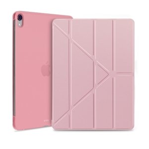 LEATHER zaklapovací obal Apple iPad Pro 11 (2018) růžový