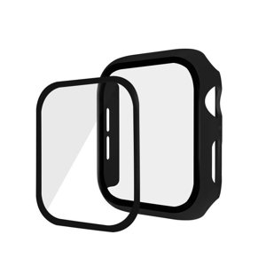 ENKAY Obal s tvrzeným sklem pro Apple Watch 5/4 44mm černý