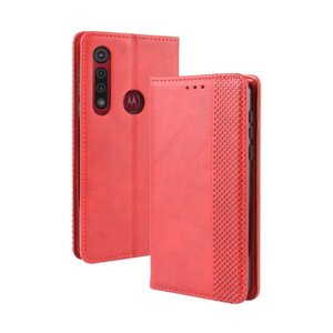 BUSINESS Peňaženkový kryt Motorola Moto G8 Plus červený
