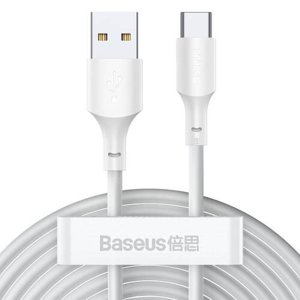 BASEUS 2x USB Typ-C kabel 1.5 m bílý