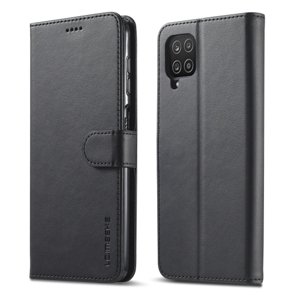 IMEEKE Peňaženkový kryt Samsung Galaxy A12 / M12 černý