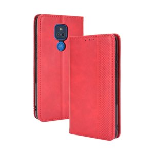 BUSINESS Peňaženkový kryt Motorola Moto G Play (2021) červený
