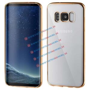 METALLIC Silikonový obal Samsung Galaxy S8 Plus zlatý