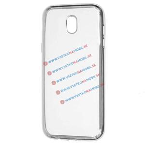METALLIC Silikonový obal Samsung Galaxy J7 2017 (J730) stříbrný