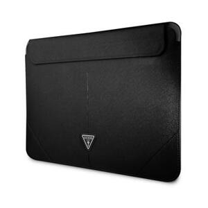 GUESS SAFFIANO Pouzdro pro notebook s úhlopříčkou do 16" černé