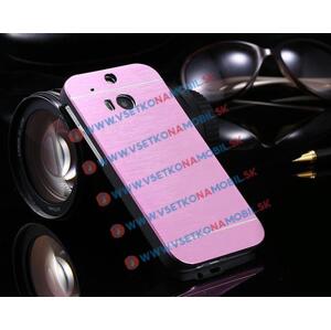 Hliníkový kryt HTC One M8 růžový