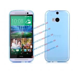 Silikonový obal HTC One M8 modrý