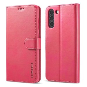 IMEEKE Peňaženkový kryt Samsung Galaxy S21 FE 5G růžový
