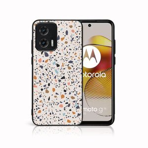 MY ART Ochranný kryt pre Motorola Moto G73 5G BEIGE TERRAZZO (162)