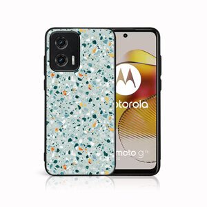 MY ART Ochranný kryt pre Motorola Moto G73 5G BLUE TERRAZZO (164)