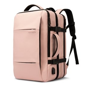 BANGE BUSINESS Multifunkční cestovní batoh růžový