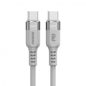 Dudao LC5Max kabel USB-C / USB-C PD 100W 1m, šedý (C5MAX)