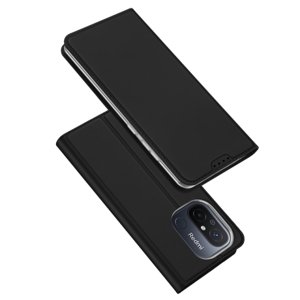 Dux Ducis Skin Pro knížkové pouzdro na Xiaomi Redmi 11A / Poco C55 / Redmi 12C, černé