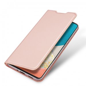 Dux Ducis Skin Pro knížkové kožené pouzdro na Samsung Galaxy A73, růžové