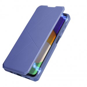 DUX DUCIS Skin X knížkové kožené pouzdro na Samsung Galaxy A13 5G, modré
