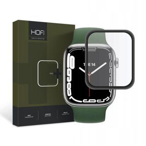 HOFI Hybrid ochranné sklo na Apple Watch 7 / 8 / 9 (41mm), černé