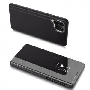 MG Clear View knížkové pouzdro na Samsung Galaxy A22 5G, černé