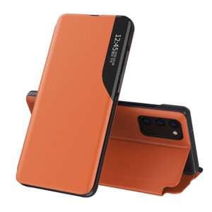 MG Eco Leather View knížkové pouzdro na Samsung Galaxy M51, oranžové