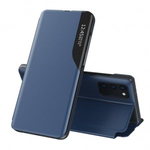 MG Eco Leather View knížkové pouzdro na Samsung Galaxy A12 / M12, modré