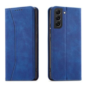 MG Magnet Fancy knížkové kožené pouzdro na Samsung Galaxy S22 Plus, modré