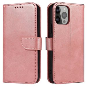 MG Magnet knížkové kožené pouzdro na Samsung Galaxy A23 5G, růžové