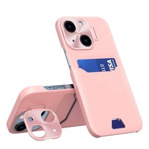MG Eco Leather View knížkové pouzdro na iPhone 14 Plus, růžové