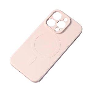 MG Silicone Magsafe kryt na iPhone 13 Pro, růžový