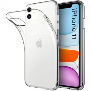 MG Ultra Clear 0.5mm silikonový kryt na iPhone 11, průsvitný