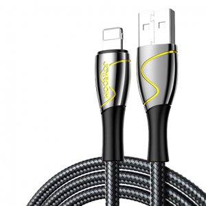 Joyroom Fast Charging kabel USB / Lightning 2.4A 2m, černý (S-2030K6)