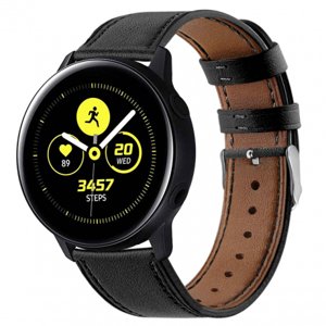 BStrap Leather Italy řemínek na Huawei Watch GT2 42mm, black (SSG012C0107)