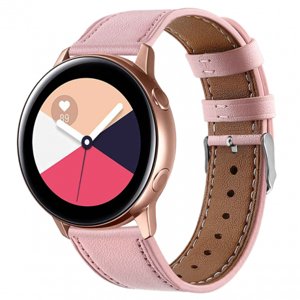 BStrap Leather Italy řemínek na Samsung Galaxy Watch 42mm, pink (SSG012C0302)