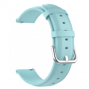 BStrap Leather Lux řemínek na Huawei Watch 3 / 3 Pro, light blue (SSG015C0912)