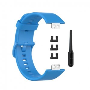 BStrap Silicone řemínek na Huawei Watch Fit, blue (SHU005C09)