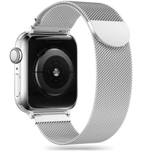 Tech-Protect Milanese řemínek na Apple Watch 42/44/45/49mm, silver