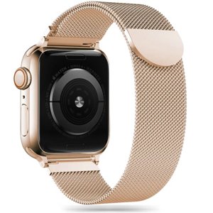 Tech-Protect Milanese řemínek na Apple Watch 42/44/45/49mm, gold
