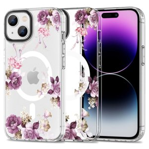 Tech-Protect Magmood MagSafe kryt na iPhone 15 Plus, spring floral