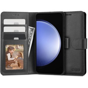 Tech-Protect Wallet knížkové pouzdro na Samsung Galaxy S23 FE, černé