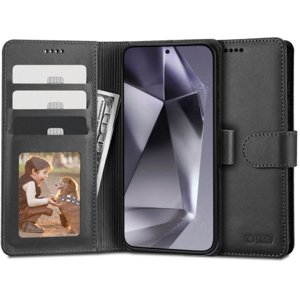 Tech-Protect Wallet knížkové pouzdro na Samsung Galaxy S24 Ultra, černé