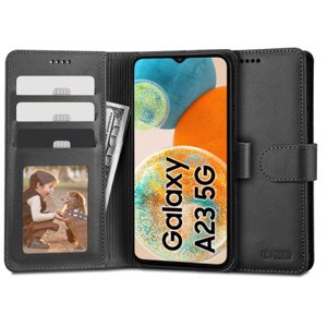 Tech-Protect Wallet knížkové pouzdro na Samsung Galaxy A23 5G, černé