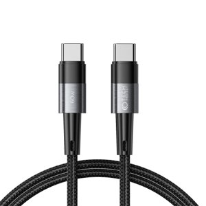 Tech-Protect Ultraboost kabel USB-C / USB-C 60W 3A 1m, šedý