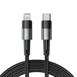 Tech-Protect Ultraboost kabel USB-C / Lightning 20W 3A 2m, šedý