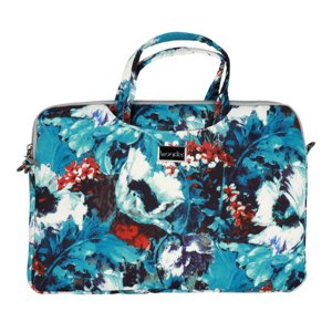 MG Wonder Briefcase taška na notebook 13-14'', white poppies (TOP996781)