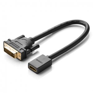 Ugreen 20118 adaptér DVI - HDMI, černý (20118)