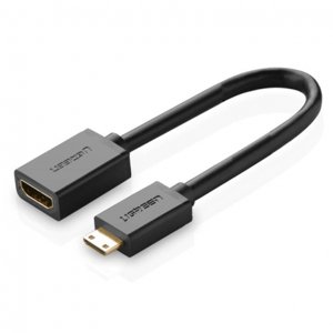 Ugreen 20137 adaptér Mini HDMI - HDMI, M/F, černý (20137)